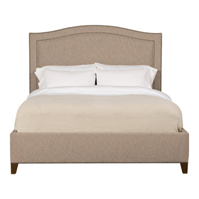 Caroline/Casey Queen Upholstered Low Profile Panel Bed