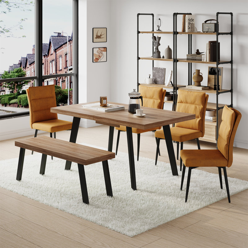 6 - Person Dining Set, Mustard