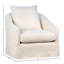 Chaise d'appoint en lin avoine Laura