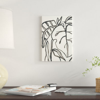 « tropical contour i », impression sur toile