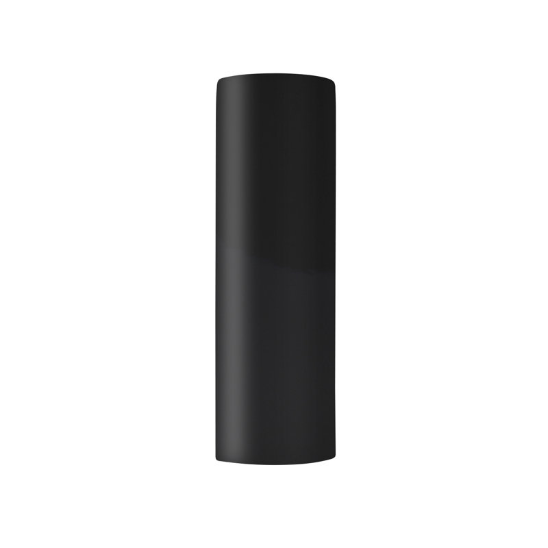 Bouldon 2 - Light Dimmable Flush Mount, Gloss Black/Matte White