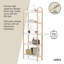 Bibliothèque en bois massif H 67 po x l 24 po Bellwood-67368713