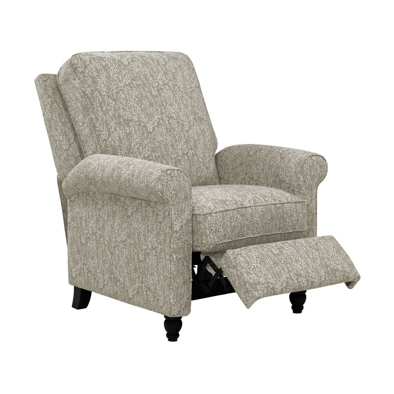 Leni 33.5" Wide Manual Standard Recliner, Taupe Nautical
