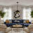 14-inch diameter integrated LED black pendant light-1796001813