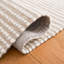 Tapis beige noué à la main-1092200800