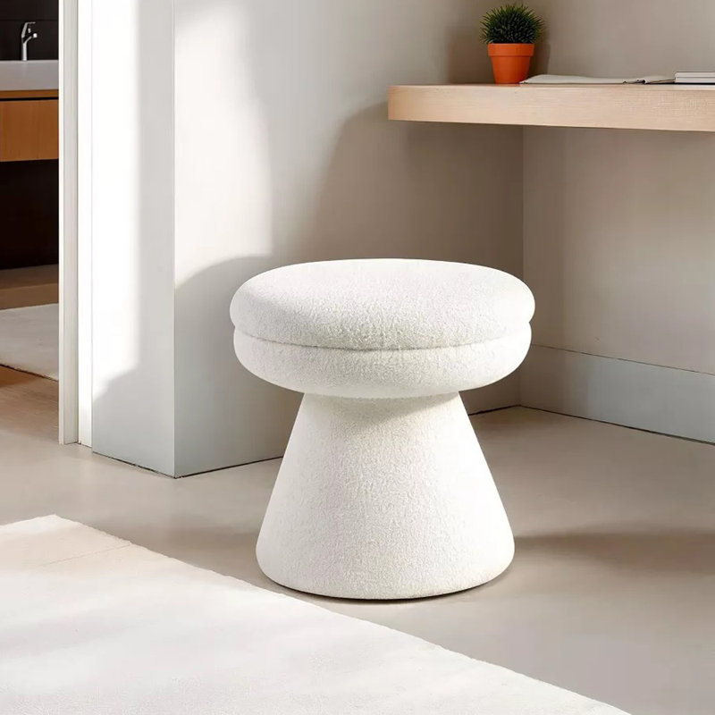 Tabouret l 18 po, beige, Beige