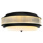 Plafonnier encastré multi-lumières, plafonnier rond moderne avec abat-jour en verre givré pour éclairage de couloir, de chambre à coucher, de cuisine ou de salle de bain-1108215652-1109411972