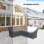 Housse pour canapé modulaire en osier Carolina