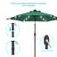 Parasol de marché éclairé 90 po Kanila-1235058439