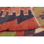 Tapis orange/vert en laine orange 5 pi 11 po x 10 pi 5 po one-of-a-kind fait main kilim Norcross