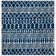 Tapis bleu marine / ivoire Remaley