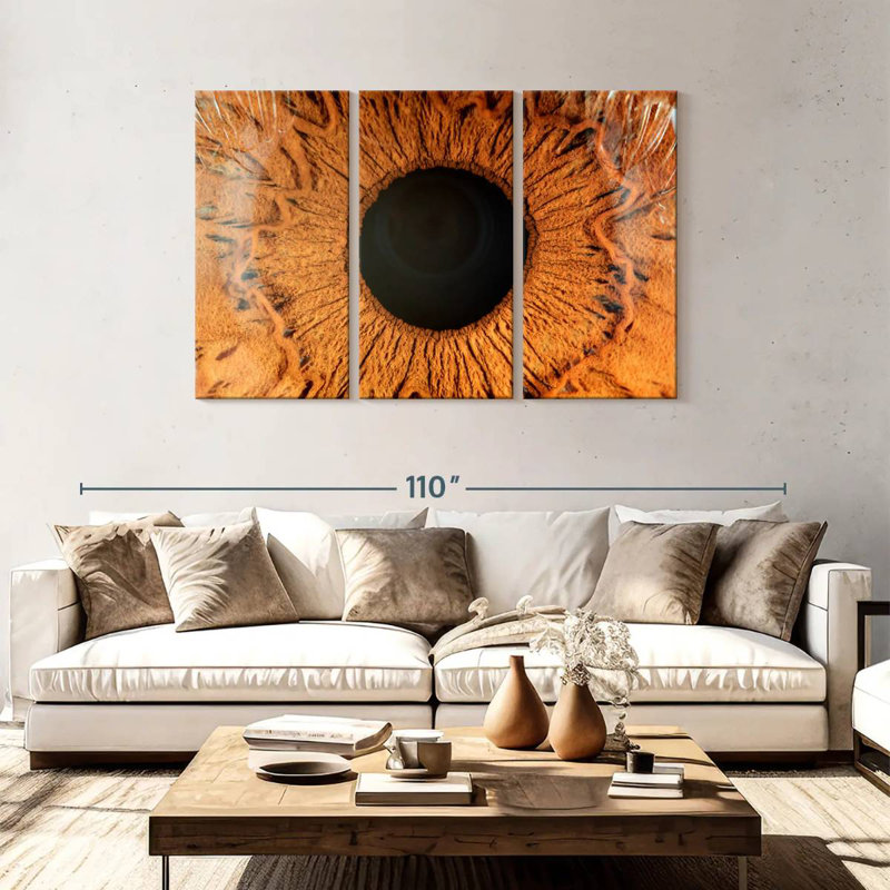 Alcaraz Brown Iris, 48" H x 74" W