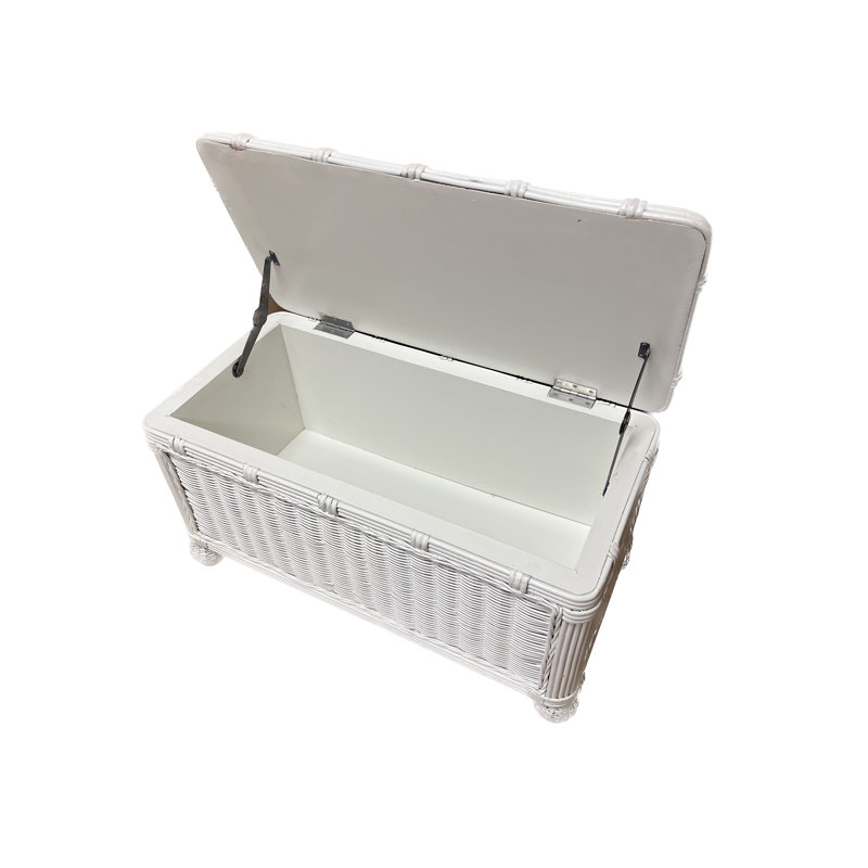Ciotti Wicker Trunk, White