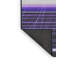 Tapis géométrique noir / mauve-1118948269