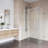 Winslow 46" W x 35" D x 74" H Sliding Frameless Shower Enclosure with 3/8  Clear Glass-10222213