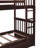 Twintwin Bunk Bed With Two Storage Areas & Ladders, 2 Options In Color