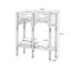 Console rectangulaire noire en bois manufacturé-1246300650