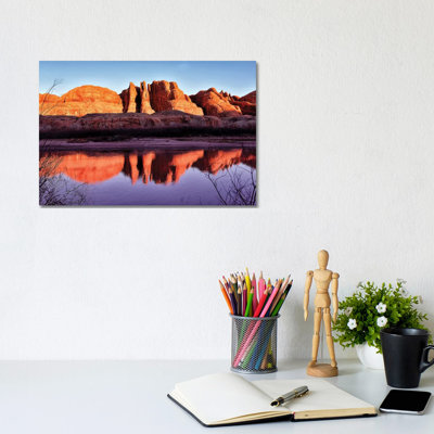 Moab Creek by MScottPhotography - Wrapped Canvas Print