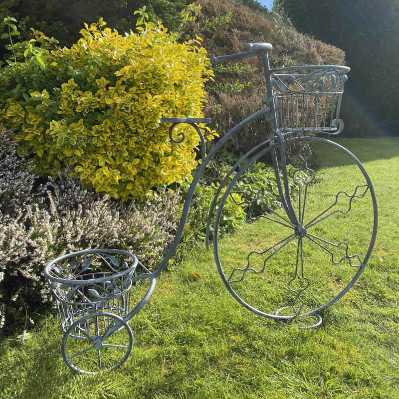 Zanesville Metal Cachepot, Grey