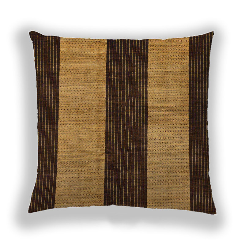 Alano-James Abstract Reversible Throw Pillow, Microsuede