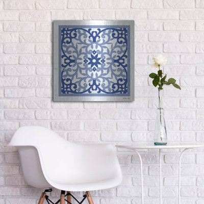 «Blue Tile V» par Cindy Jacobs