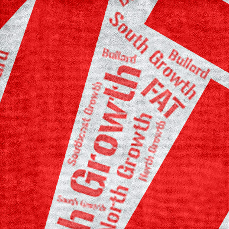 Bath Towel, Red, Poly/Cotton, Fresno