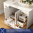 Monolith 48'' Fully Assembled Single Bathroom Vanity with Backsplash-108658053-98796638