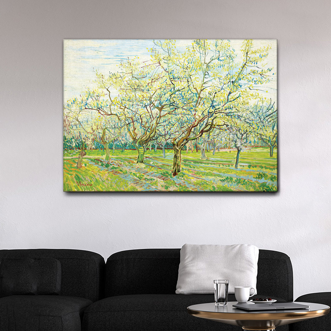 Leinwandbild The White Orchard von Vincent Van Gogh