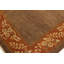 Tapis unique brun / rouille de 4 pi 1 po x 5 pi 9 po Abigale