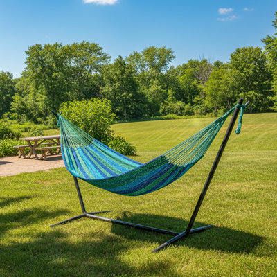 2-Person Cotton and Nylon Mayan Family Hammock