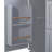 Rolling Kitchen Island With Storage, Kitchen Cart With Rubber Wood Top, 3 Drawer, 2 Slide-Out Shelf And Internal Storage Rack, Kitchen Island On Wheels With Spice Rack & Tower Rack-1580664025
