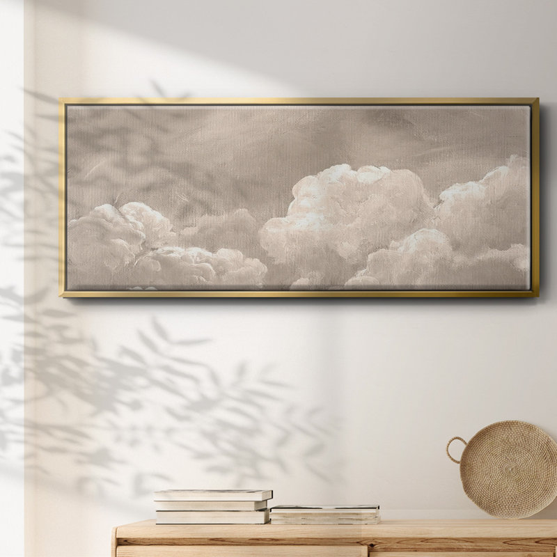 «Painted Clouds I», toile encadrée