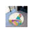 Multicolored Patterned Chicken Detailed Woven Base Modern Decorative Carpet-1080801625