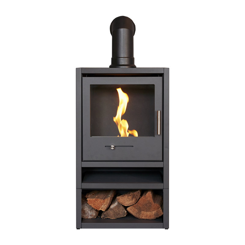 Lakeeva Ebern Designs 43cm W Grey Stove, 102 H x 43 W x 30 D cm