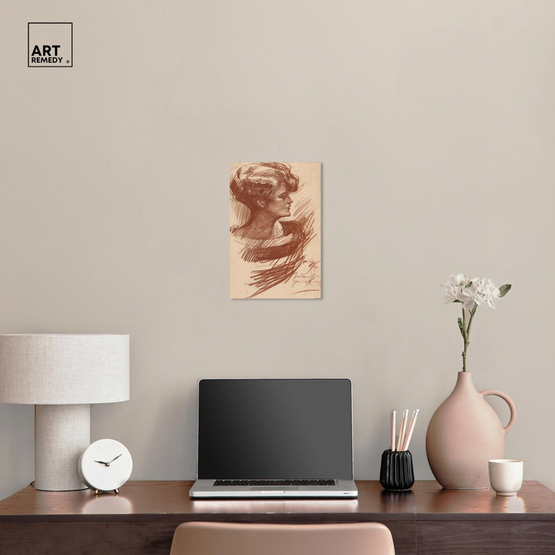 Art Remedy Fluid Contours Canvas Classic Nude Art by Art Remedy