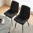Velvet Dining Chairs Set of 4, Black