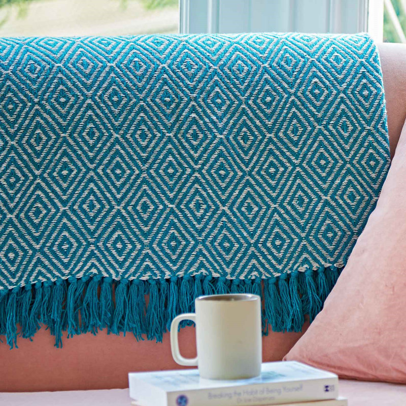 Throw Blanket, Turquoise
