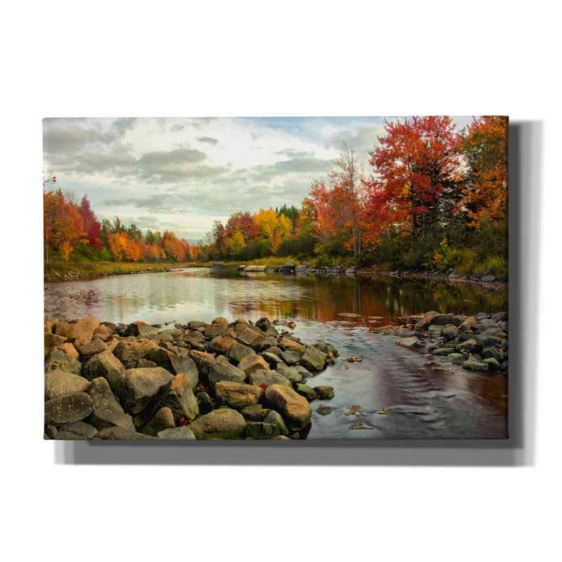«Northeast Creek» par Danny Head, art mural sur toile, H 18 po x l 26 po x P 0,75 po