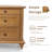 Roscoe 3-Drawer Nightstand-312829951