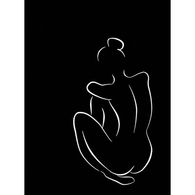 Figure I Black by Urban Road - Unframed Graphic Art