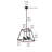 Gloriajean 4 - Light Dimmable Lantern Linear Chandelier-1689467717-1689089460
