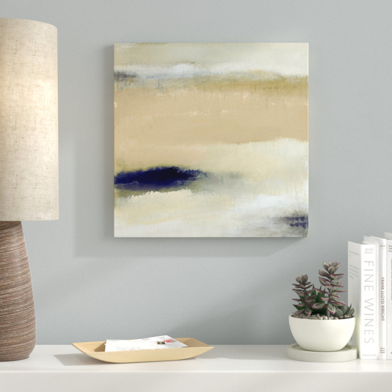 «Night Comes Through I», reproduction de peinture acrylique, H 18 po x l 18 po x P 1 po, Toile tendue