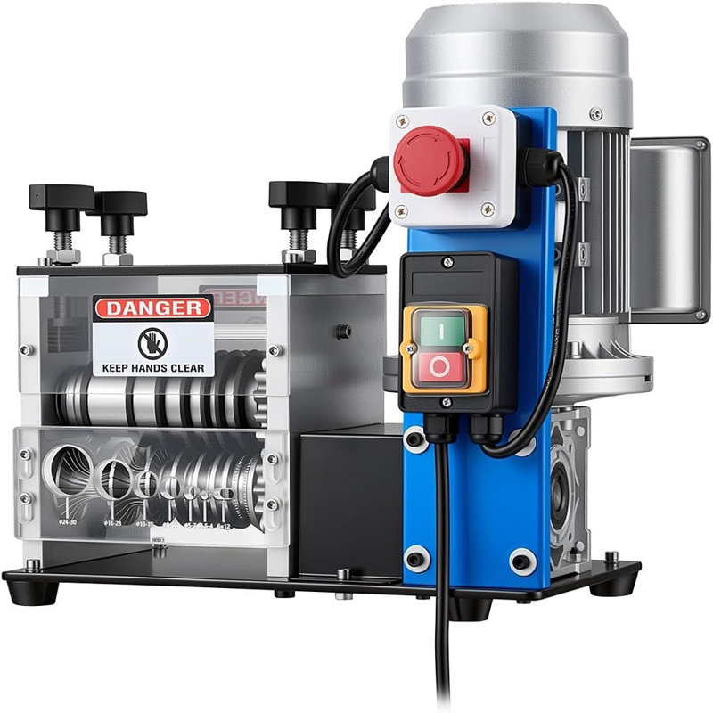 Machine à dénuder les fils électriques de 370 W avec 7 canaux pour fils de calibre 0,06" à 1".