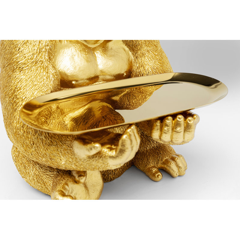Deco Figurine Gorilla Butler 37cm