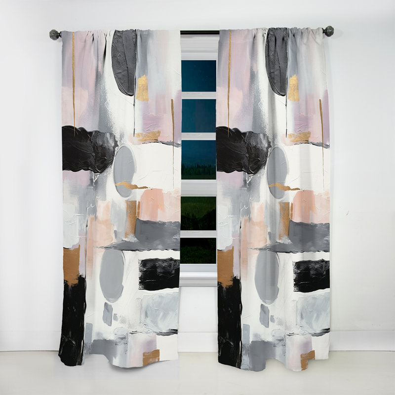Trentino - Exploring Boho Simplicity IV - Modern Curtain - Velvet Room Darkening - 1 panel, 52" W x 95" L