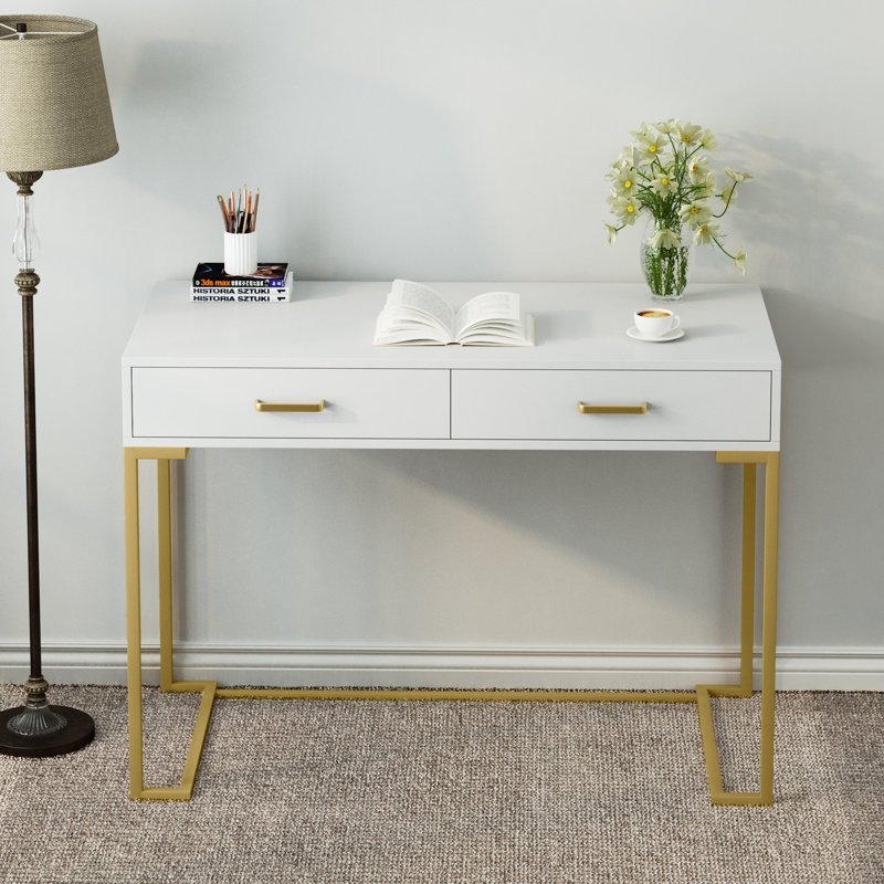 Ceazia Iron Writing Desk