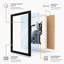 Cat Geometric - Framed Print-323253752-323253759