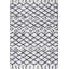 Tapis beige / bleu marine à poils longs Sineu-377614845