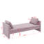 Lit de jour moderne rembourré avec coussins-247034122