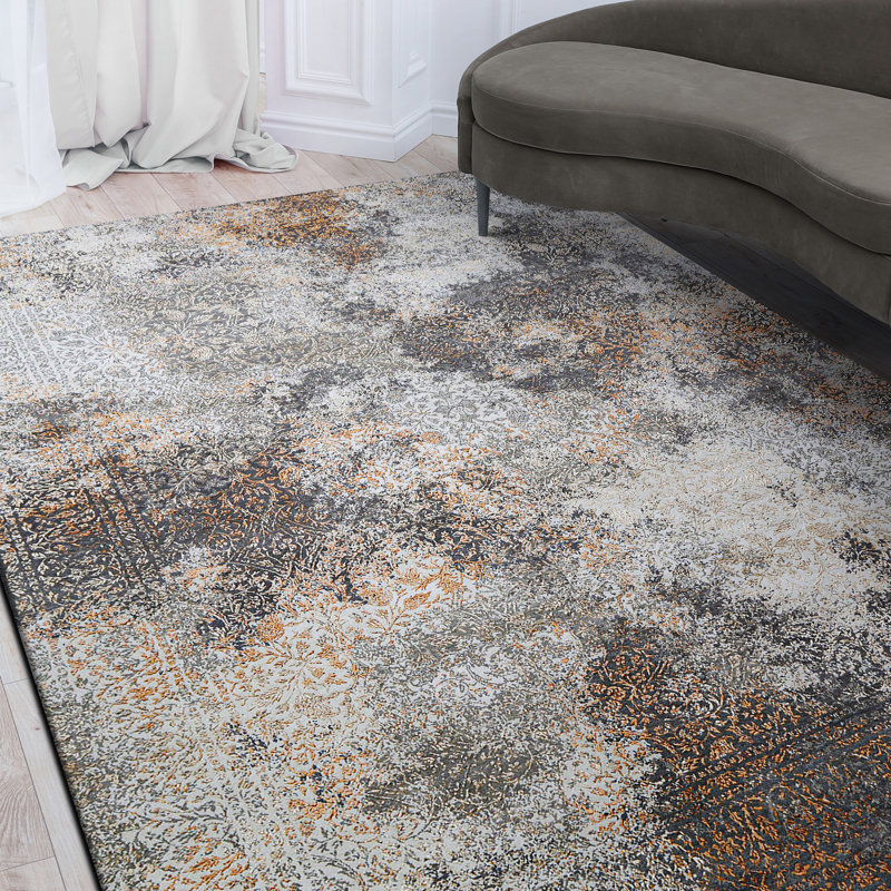 Tapis rectangulaire noué à la main, Rectangle 12 pi x 15 pi